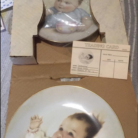 1st-6th series collection of Bundles of joy plates